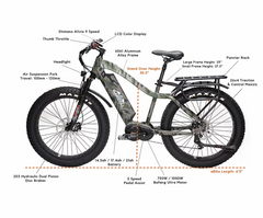 Bakcou Mule Electric Fat Tire Bike