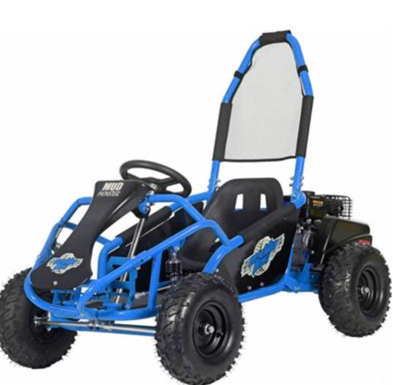 MotoTec Mud Monster Kids Electric 48v 1000w Go Kart w Full Suspension