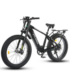 Ecotric Explorer 26 inch Fat Tire Cargo Electric Bike