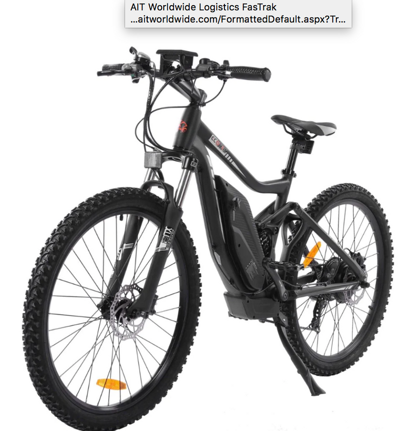 Ecotric Tornado Full Suspension Electric Bike