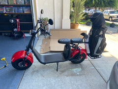 SoverSky X7 Fat Tire Two Wheel Golf Scooter