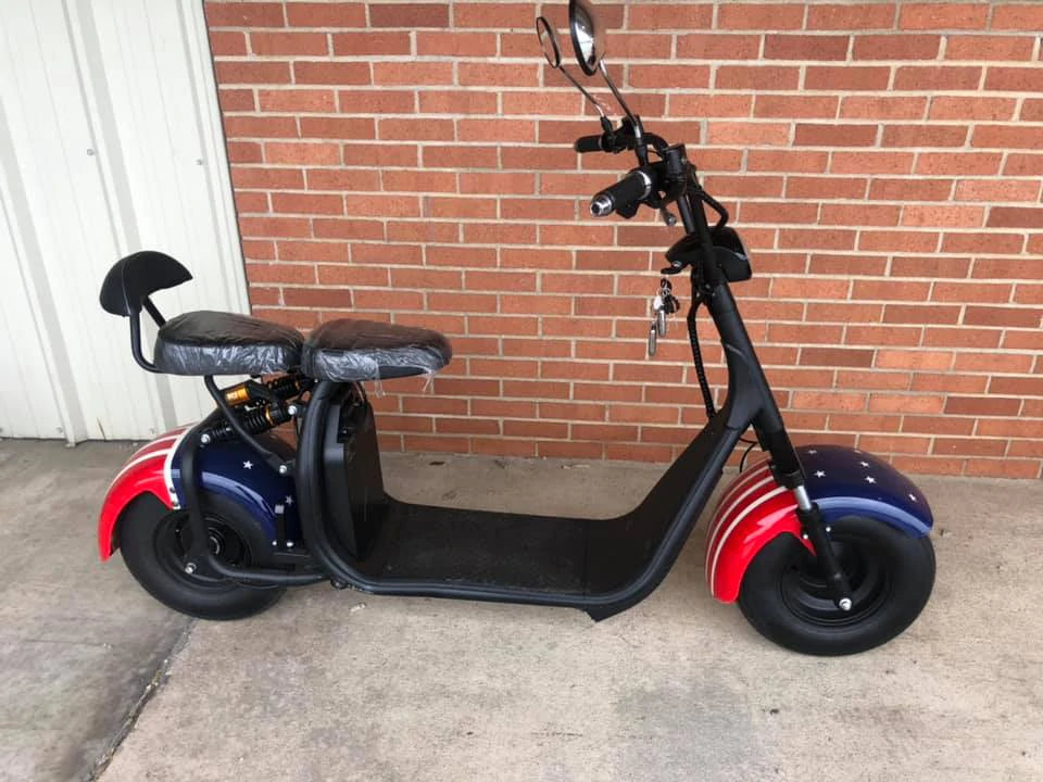 SoverSky X7 Fat Tire Two Wheel Golf Scooter