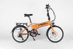 Enzo Folding Electric Bike - Aluminum Frame Rust Resistant