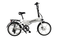 Enzo Folding Electric Bike - Aluminum Frame Rust Resistant