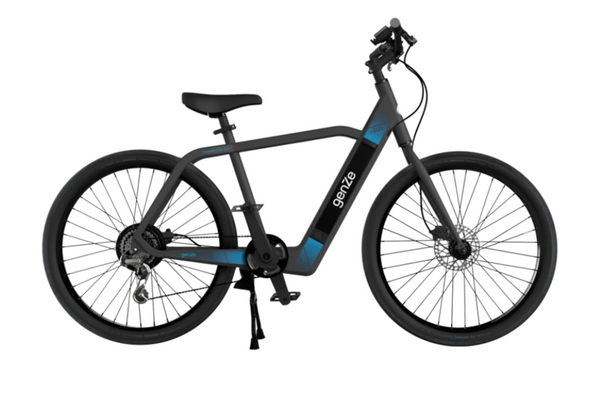 genze 200 series electric bicycle E222 Step-Thru Black 350W Bike Epic Wheelz Electric Bicycle Genze Bicycles Ebike