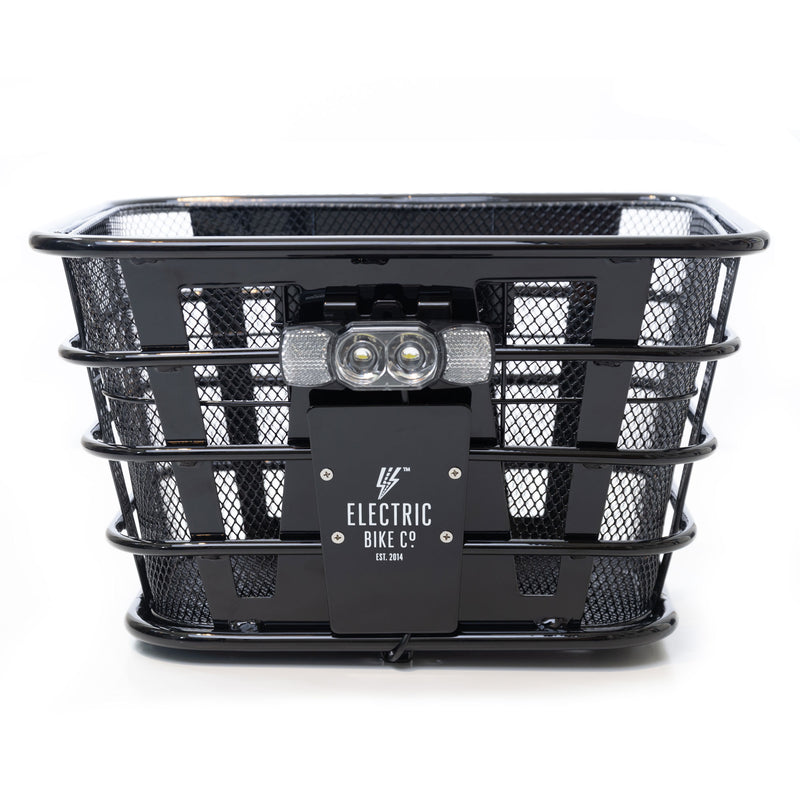 Electric Bike Basket Black