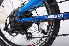 X-Treme E-Rider 48V Mini Folding Electric Bicycle