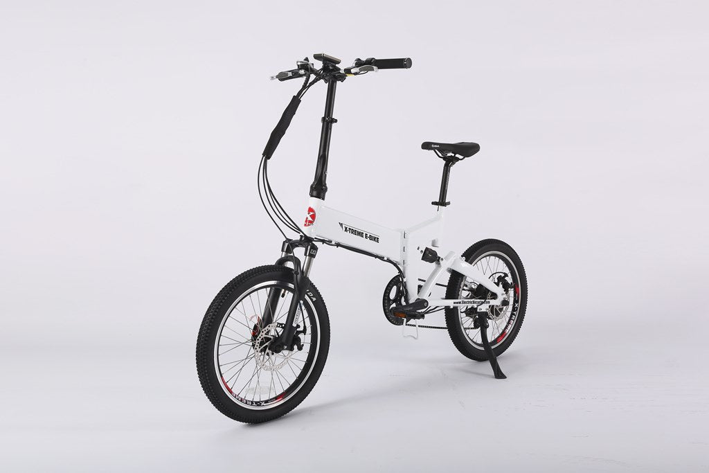 X-Treme E-Rider 48V Mini Folding Electric Bicycle