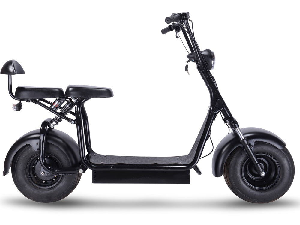 MotoTec Knockout 60v 1000w Fat Tire Electric Scooter