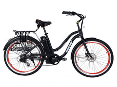 X-Treme Malibu 24V Step-Through Beach Cruiser Electric Bike