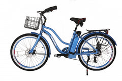 X-Treme Malibu 24V Step-Through Beach Cruiser Electric Bike