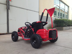 GoBowen Baja 1000W 48V Electric Go Kart Red