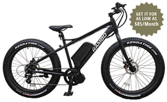 R750 Black 750 Watt 48V Fat Tire Power Bike