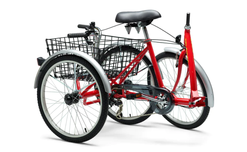 3 wheel adult bicycles Belize Tri-Rider Folding 96244 24" Tricycle – Epic Wheelz