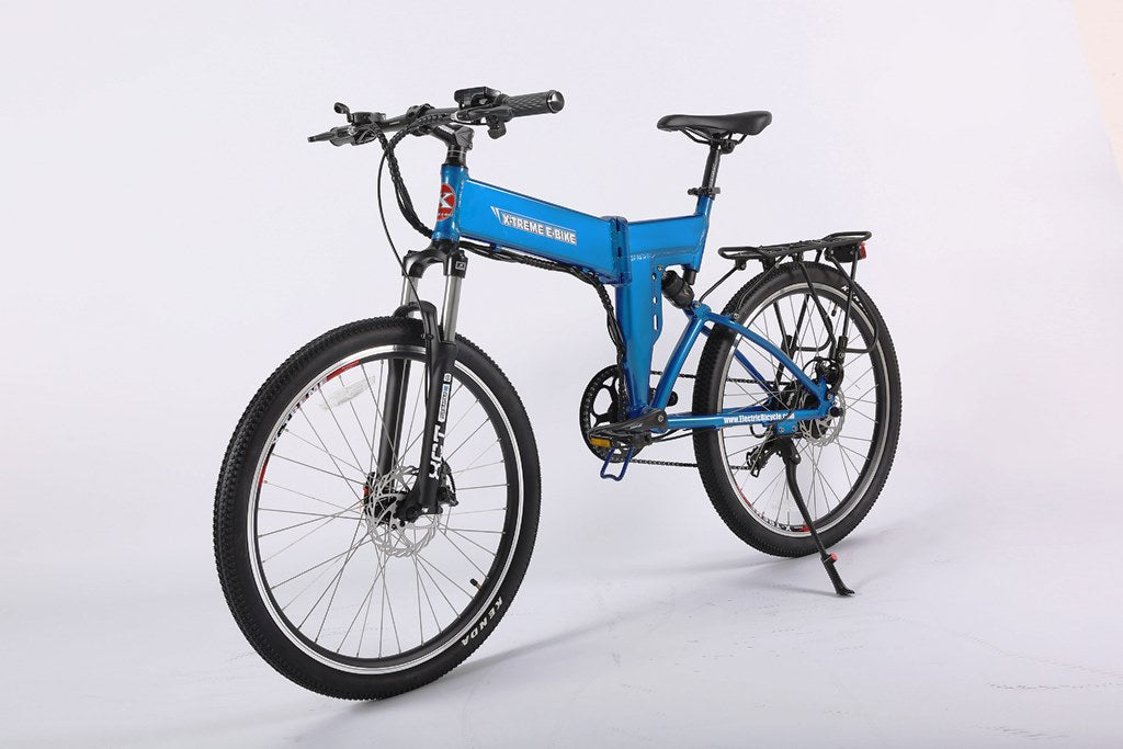 x treme scooters electric bicycle X-Treme X-Cursion Elite MAX 36V Folding Electric Mountain Bike